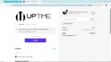 UPTIME Energy coupon verification screenshot