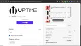UPTIME Energy coupon verification screenshot