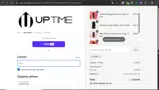 UPTIME Energy coupon verification screenshot