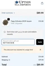 REFTVKK1BCR coupon verification screenshot