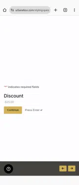 Save25 coupon verification screenshot