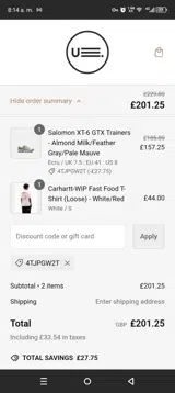 4TJPGW2T coupon verification screenshot