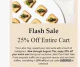 Urbani Truffles coupon verification screenshot