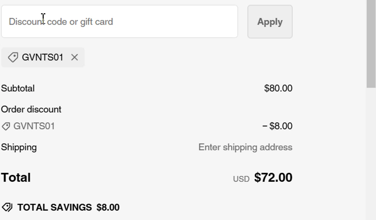 where to use Urban Sophistication promo code box