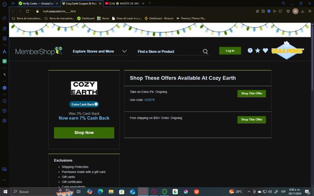 USAA checkout page showing USAA promo code box | Screenshot taken by SimplyCodes community member on Nov 20, 2024