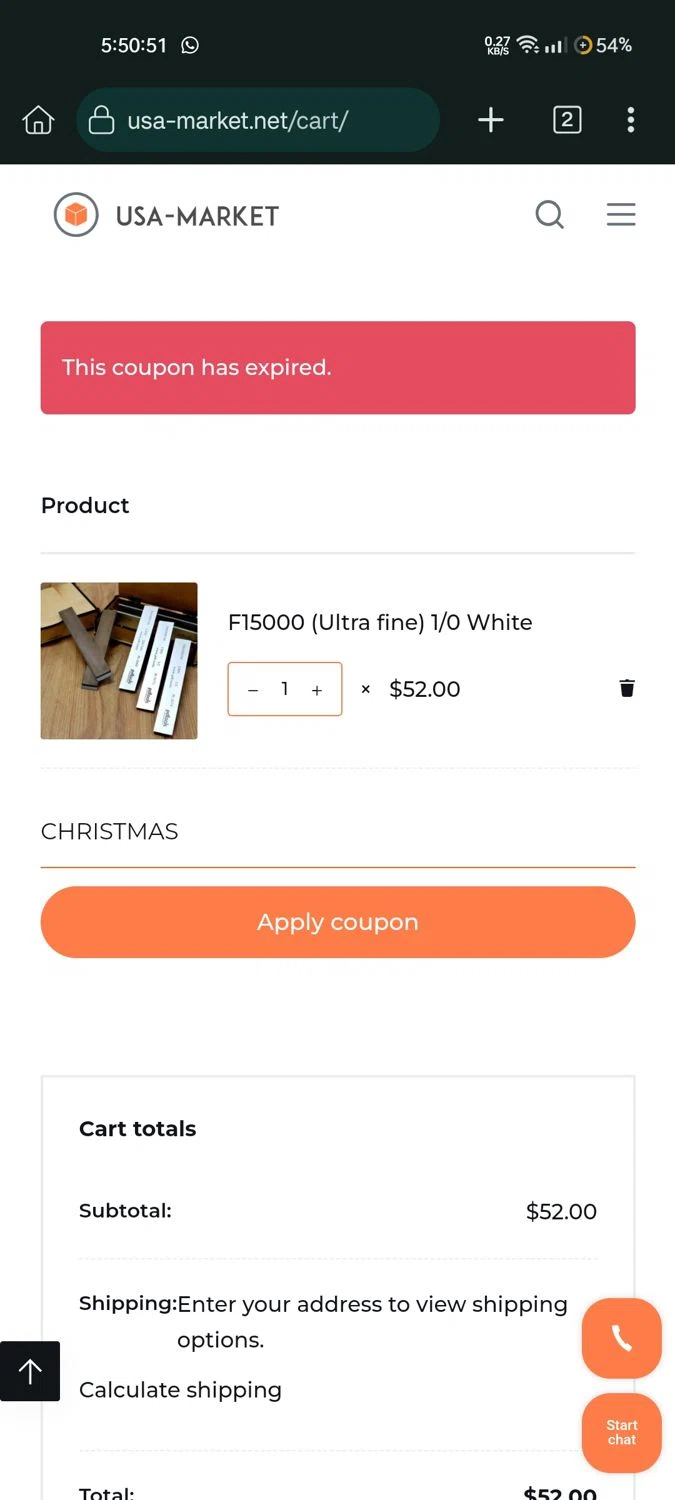 USA-Market promo code screenshot showing code CHRISTMAS applied at USA-Market checkout page. Uploaded by SimplyCodes community member CoinHero3675 on Jan 24, 2025