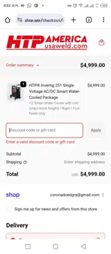 HTPSouthTexas coupon verification screenshot