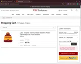 USC BookStores coupon verification screenshot