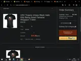 USC BookStores coupon verification screenshot