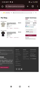 Stocking coupon verification screenshot