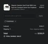 FLASHSALE coupon verification screenshot