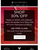 ILLA30 coupon verification screenshot