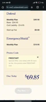 FREESTART coupon verification screenshot