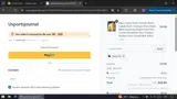 Usport10 coupon verification screenshot