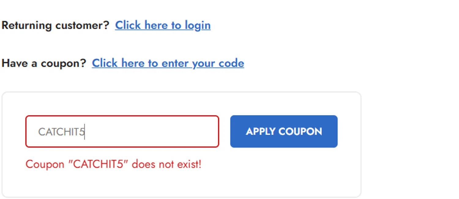 US Royal Honey coupon code screenshot showing code CATCHIT5 applied at US Royal Honey checkout page. Uploaded by SimplyCodes community member _Flash_ on Jul 7, 2025