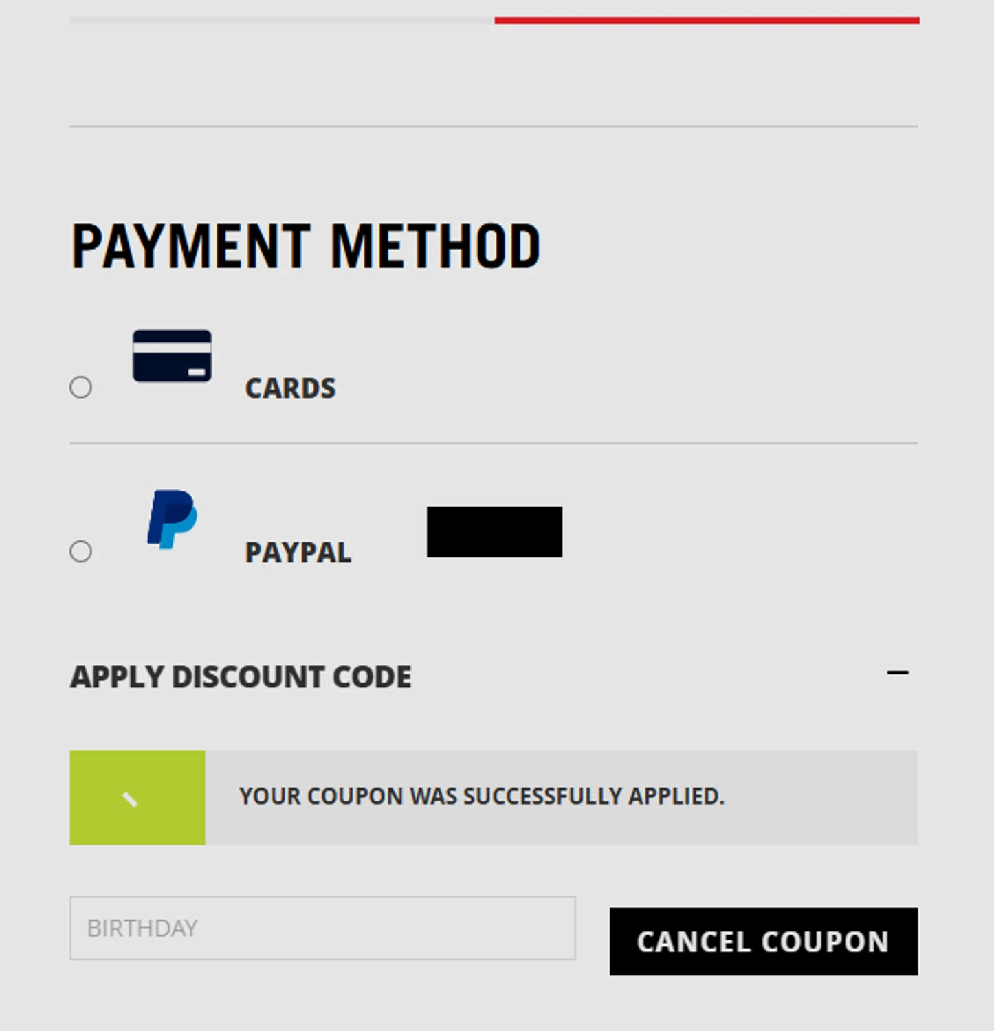 USWE discount code screenshot showing code BIRTHDAY applied at USWE checkout page. Uploaded by SimplyCodes community member Woskal on Feb 10, 2025