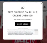 Utah Jazz coupon verification screenshot