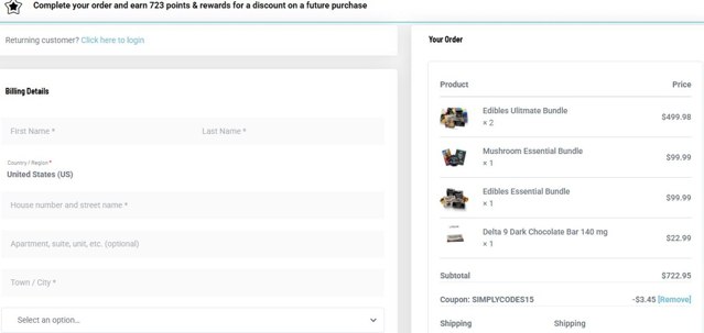 Utoya checkout page showing Utoya discount code box | Screenshot taken by SimplyCodes community member on Jun 20, 2025
