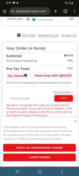 21ART45 coupon verification screenshot