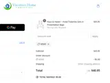 Vacation Home Amenities coupon verification screenshot