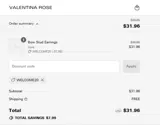 WELCOME20 coupon verification screenshot