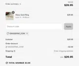 GRASSPINK_COM coupon verification screenshot