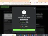POWER20 coupon verification screenshot
