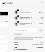 SPRING26 coupon verification screenshot