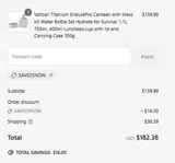 save25now coupon verification screenshot