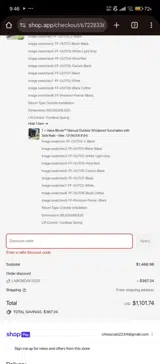 Value Blinds coupon verification screenshot