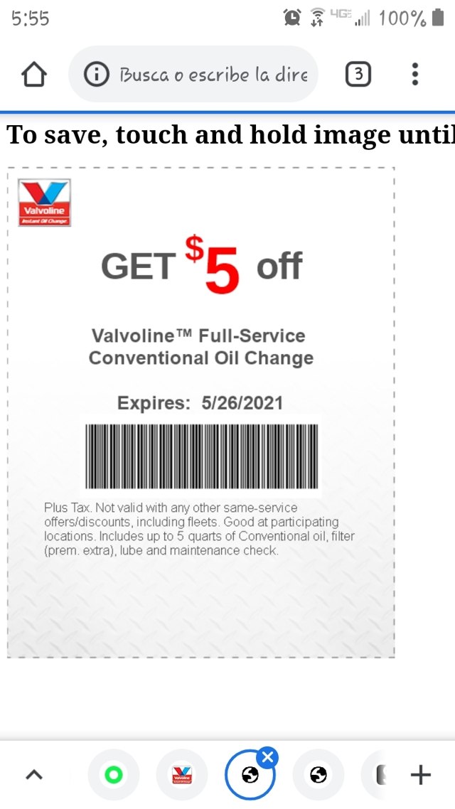 Valvoline Instant Oil Change checkout page showing Valvoline Instant Oil Change coupon code box | Screenshot taken by SimplyCodes community member on Apr 26, 2021