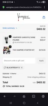 Blackfriday13 coupon verification screenshot