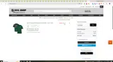 Vancouver Canucks Shop coupon verification screenshot