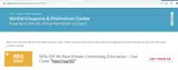 Van Education Center coupon verification screenshot