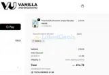 Vanilla Underground coupon verification screenshot