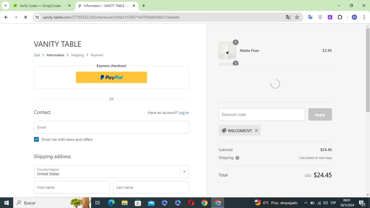 VANITY TABLE Promo Codes 10 Off May 2024