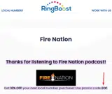 EOF coupon verification screenshot