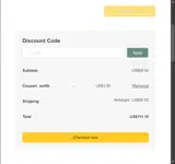 AOR6K coupon verification screenshot