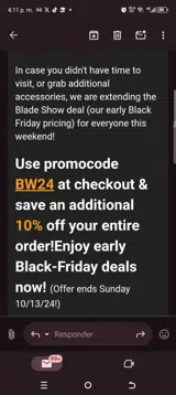 Bw24 coupon verification screenshot