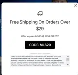Vancouver Whitecaps FC coupon verification screenshot