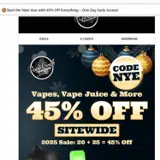 Vape Craft Inc coupon verification screenshot