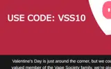 Vape Society Supply coupon verification screenshot