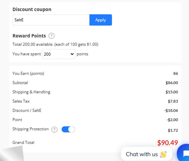 Vapesourcing checkout page showing Vapesourcing coupon code box | Screenshot taken by SimplyCodes community member on Sep 3, 2025
