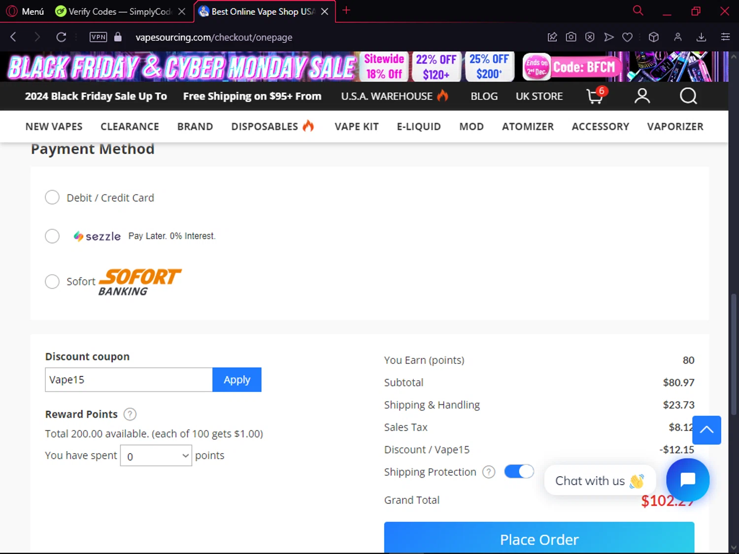 how to use VapeSourcing coupons