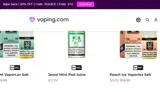 Vaping.com coupon verification screenshot