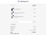 Vaping.com coupon verification screenshot