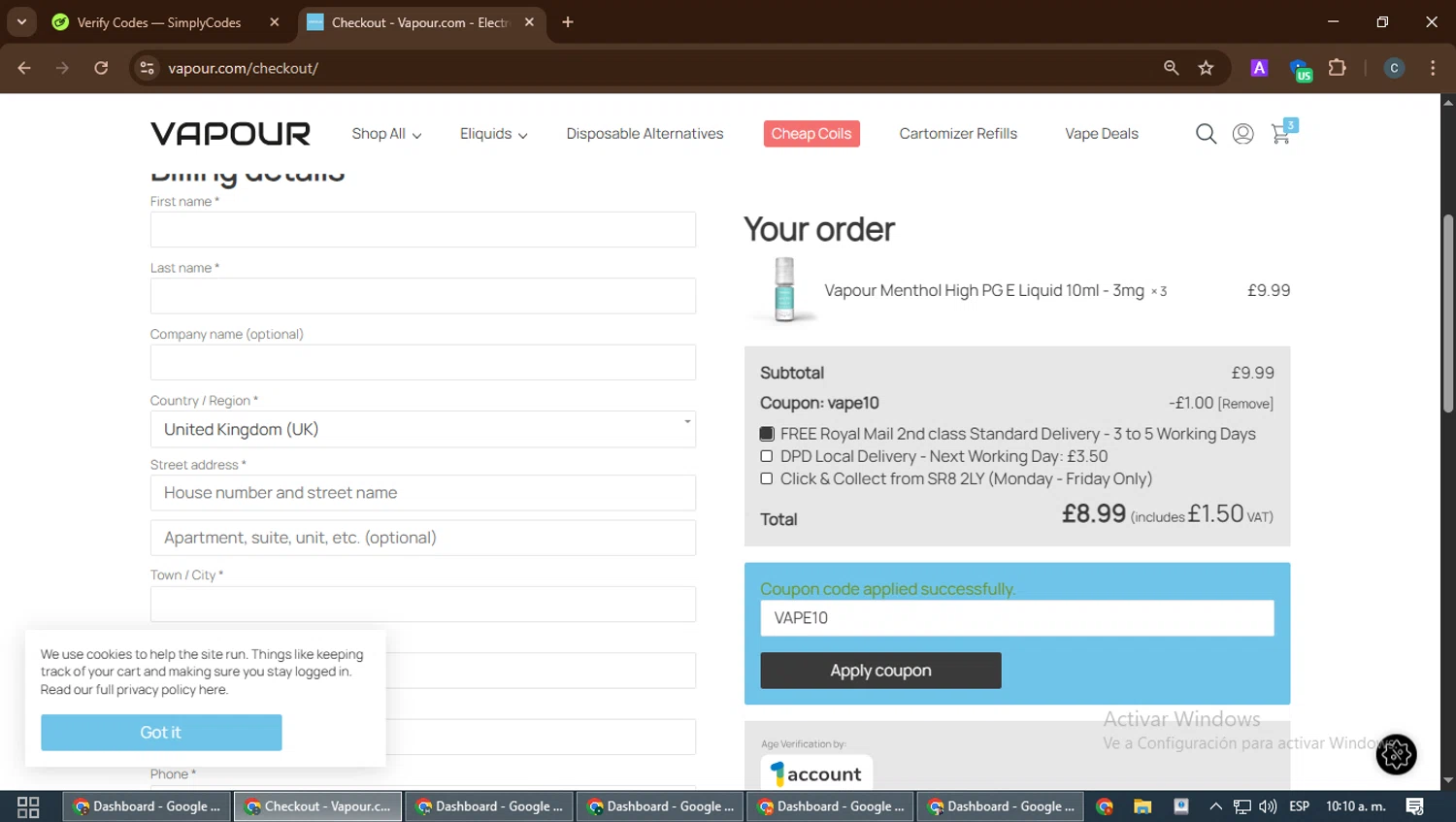 elf bar vape uk How to apply a reward discount code when a volume discount has been ap –  Bay Vape