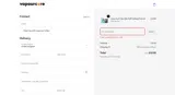 Vapourcore coupon verification screenshot