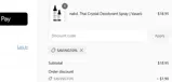 SAVING10% coupon verification screenshot