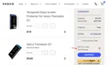 Vasco Translator coupon verification screenshot